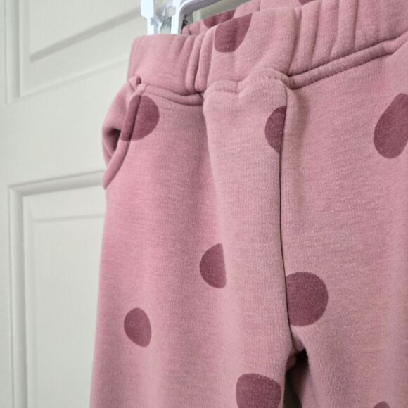 2/$15 Zara Girls Polka Dot Kids Joggers Size 18-24 M - Picture 2 of 4